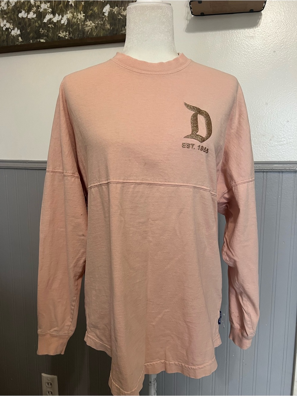 Disneyland Parks Spirit Jersey / Rose Gold / Size: Small / Disney